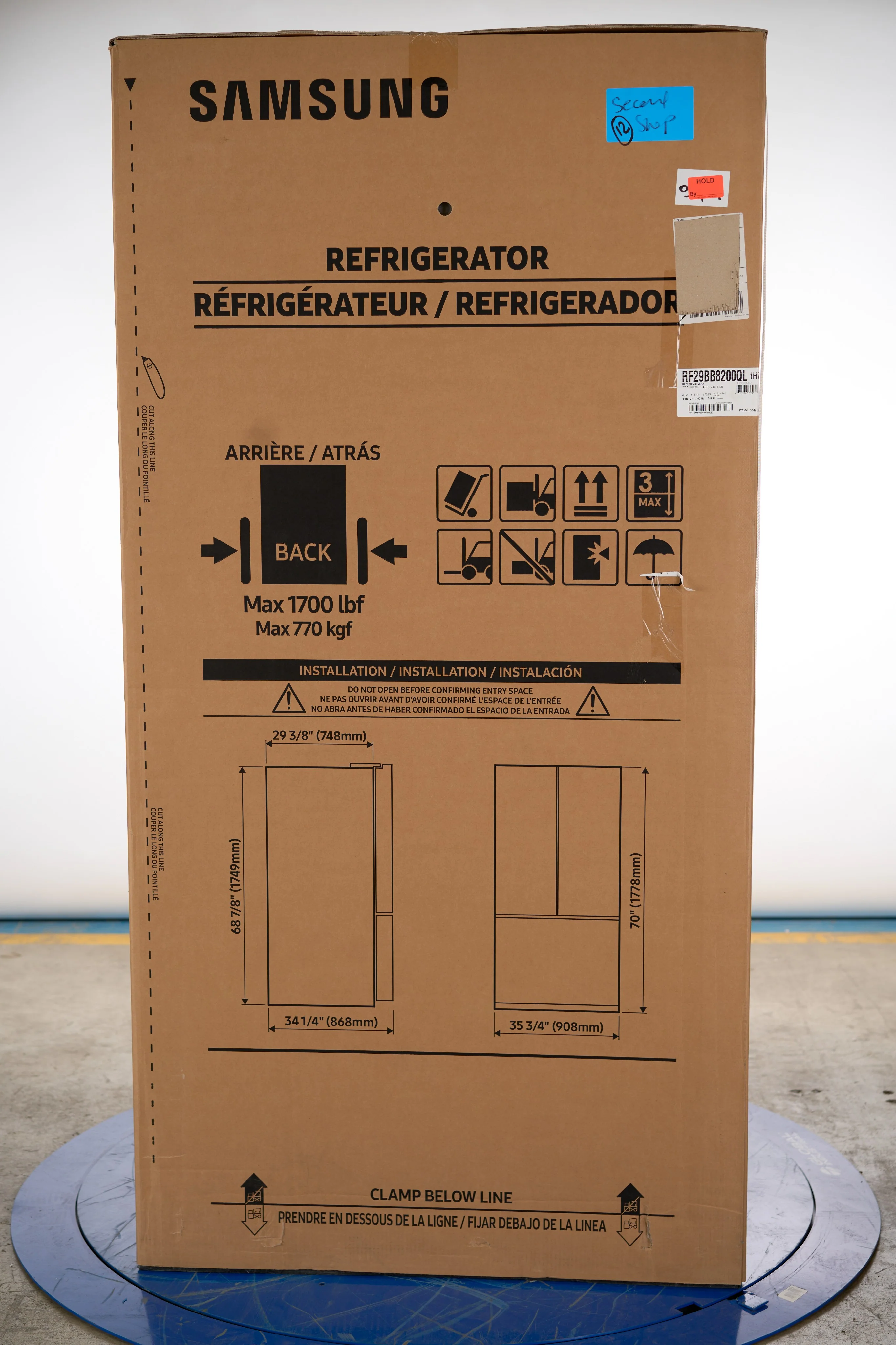 Samsung Bespoke 4-Door French Door Refrigerator (29 cu. ft.) - RF29BB8200QLAA - Inhomebuy