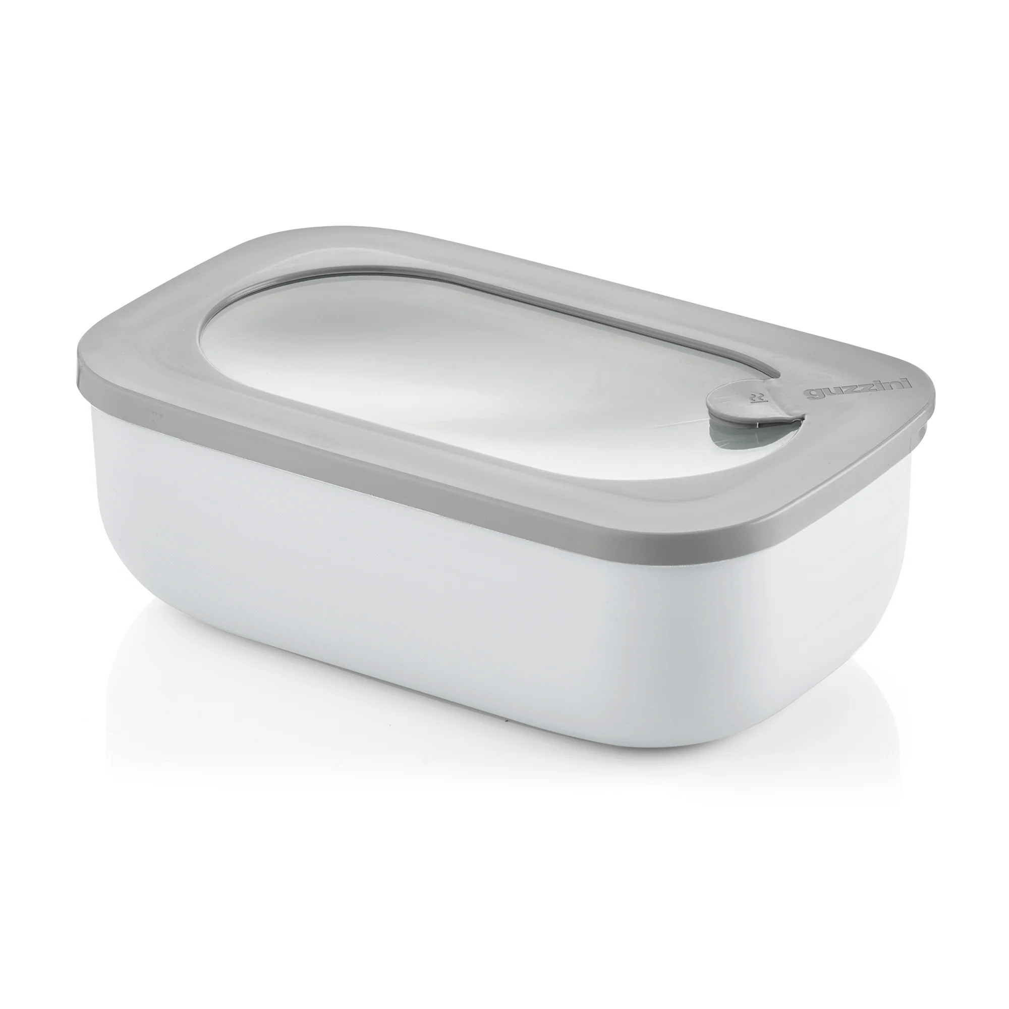 STORE&MORE - Shallow airtight fridge/freezer/microwave containers 975cc Dark Grey - Inhomebuy
