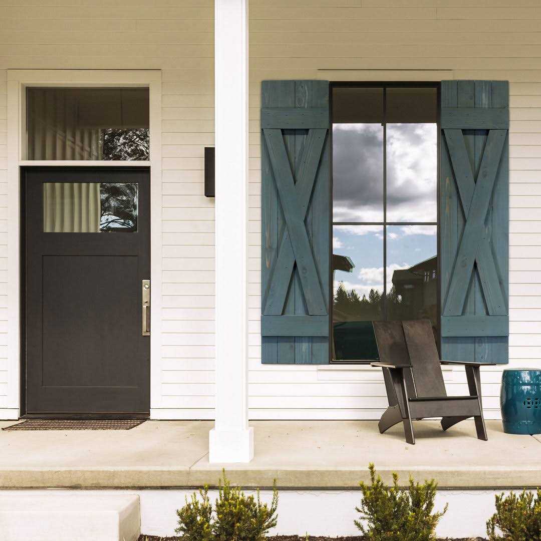 Dogberry Collections Board Batten Shutters Pair - Inhomebuy