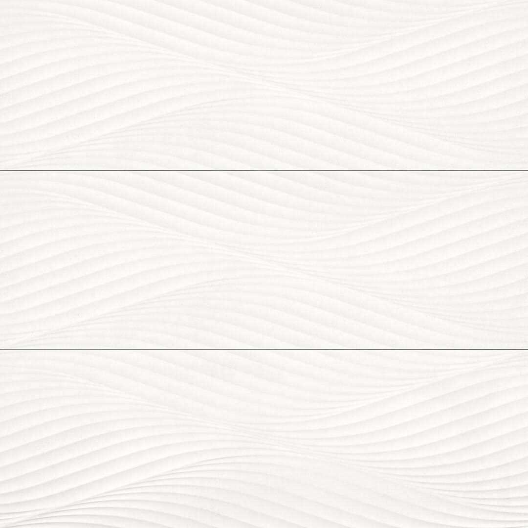 Donna 13 x 40 Matte Wave Ceramic Tile Bedrosians - Inhomebuy