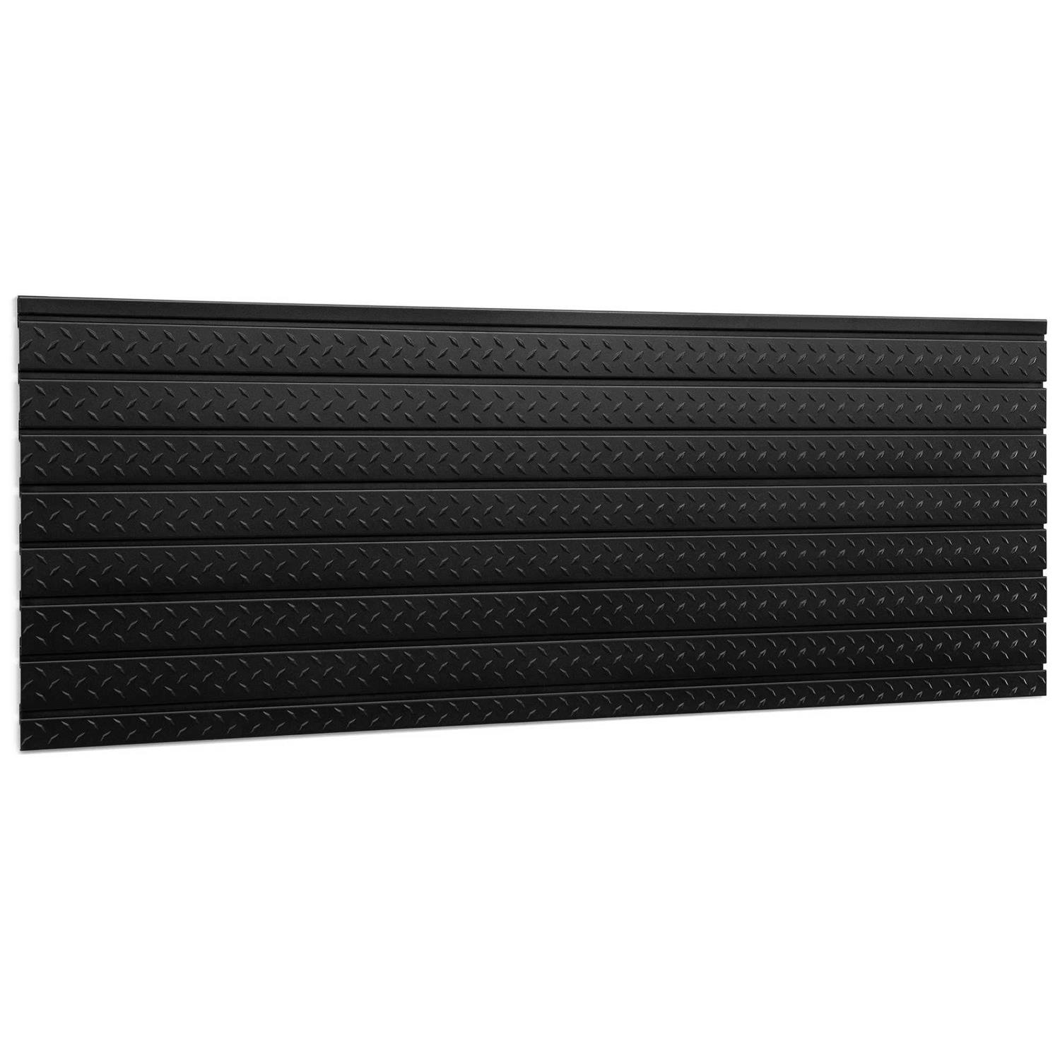 NewAge Products Pro Series 84 Diamond Plate Slatwall Backsplash - Inhomebuy