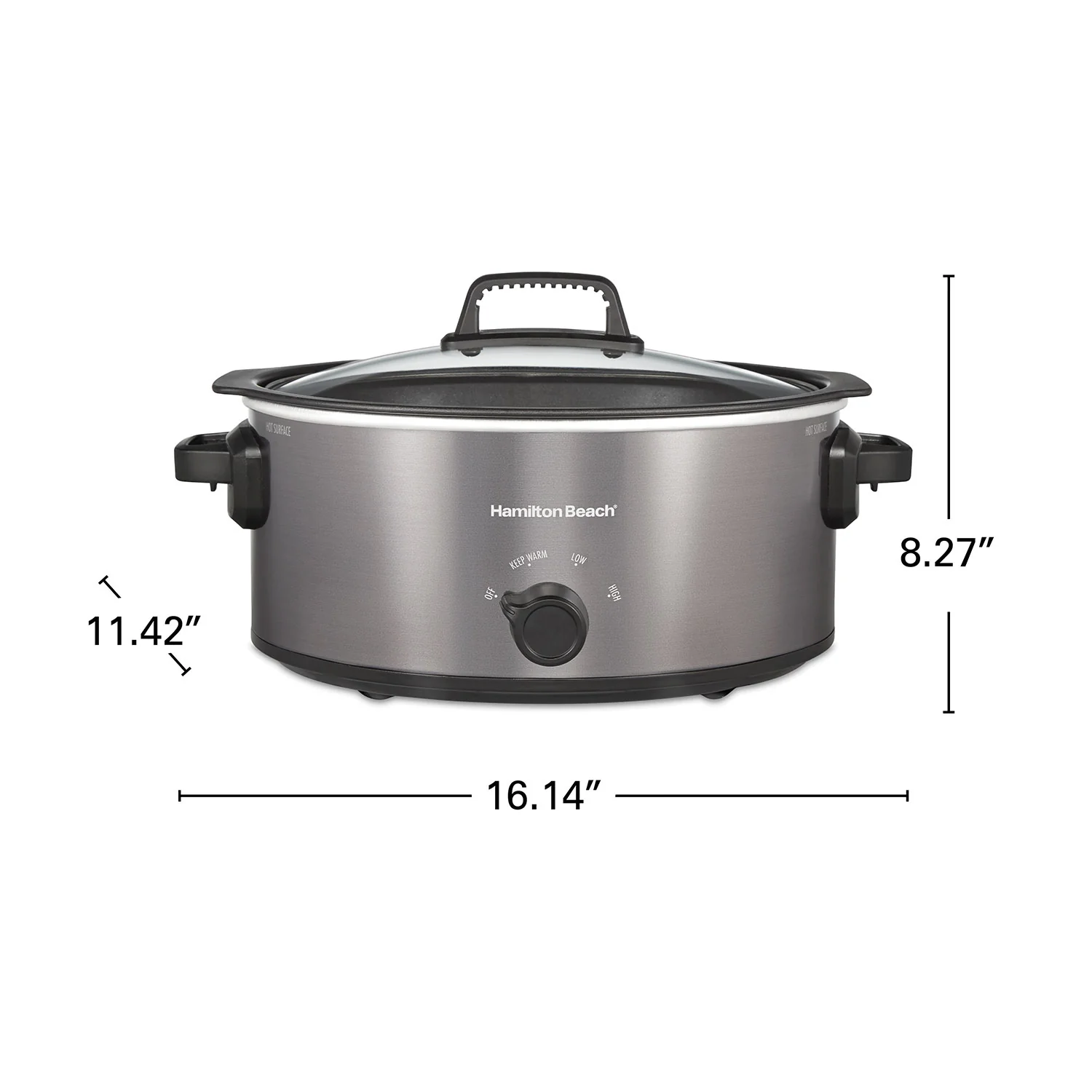 Hamilton Beach Slow Cooker: 6 quart, programmable | 33669C - Inhomebuy