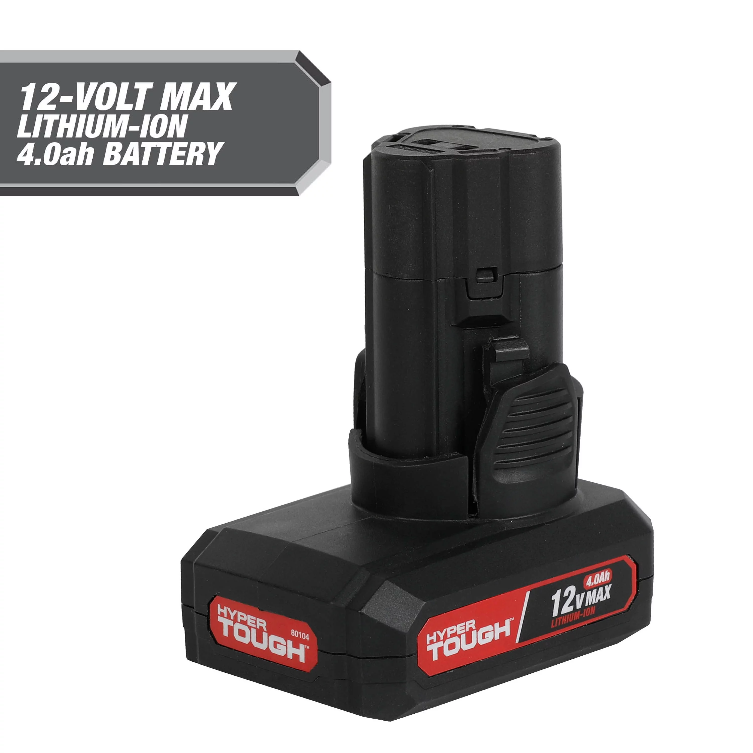 Hyper Tough 12-Volt Cordless Ratchet Wrench Plus 4 Ah Battery, 98804 - Inhomebuy