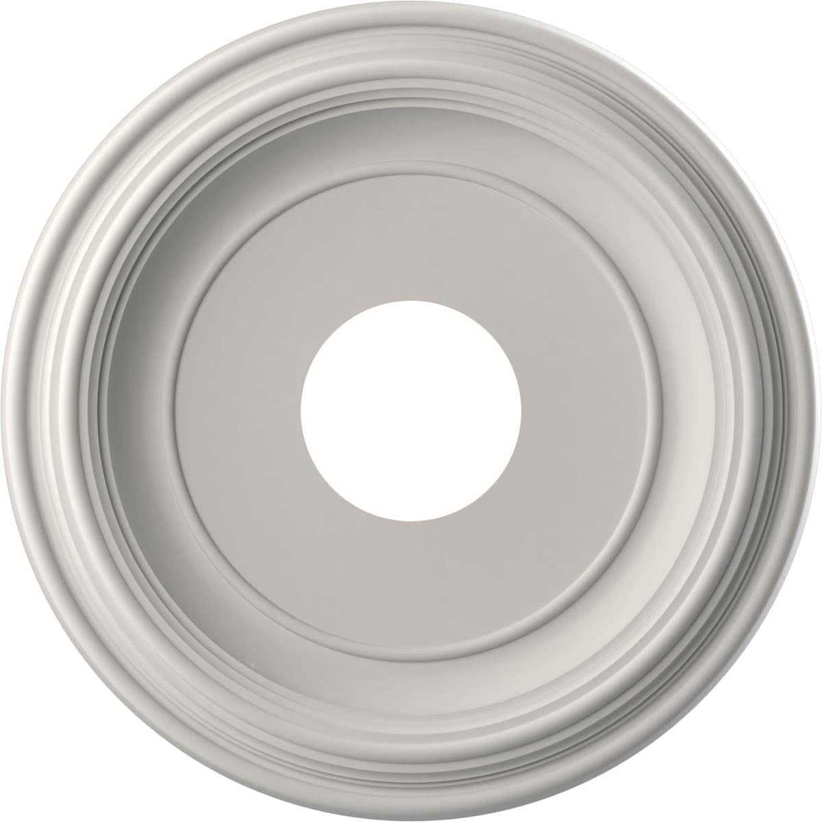 Ekena Millwork 3 1/2ID x 1 Traditional Thermoformed PVC Ceiling Medallion - Inhomebuy