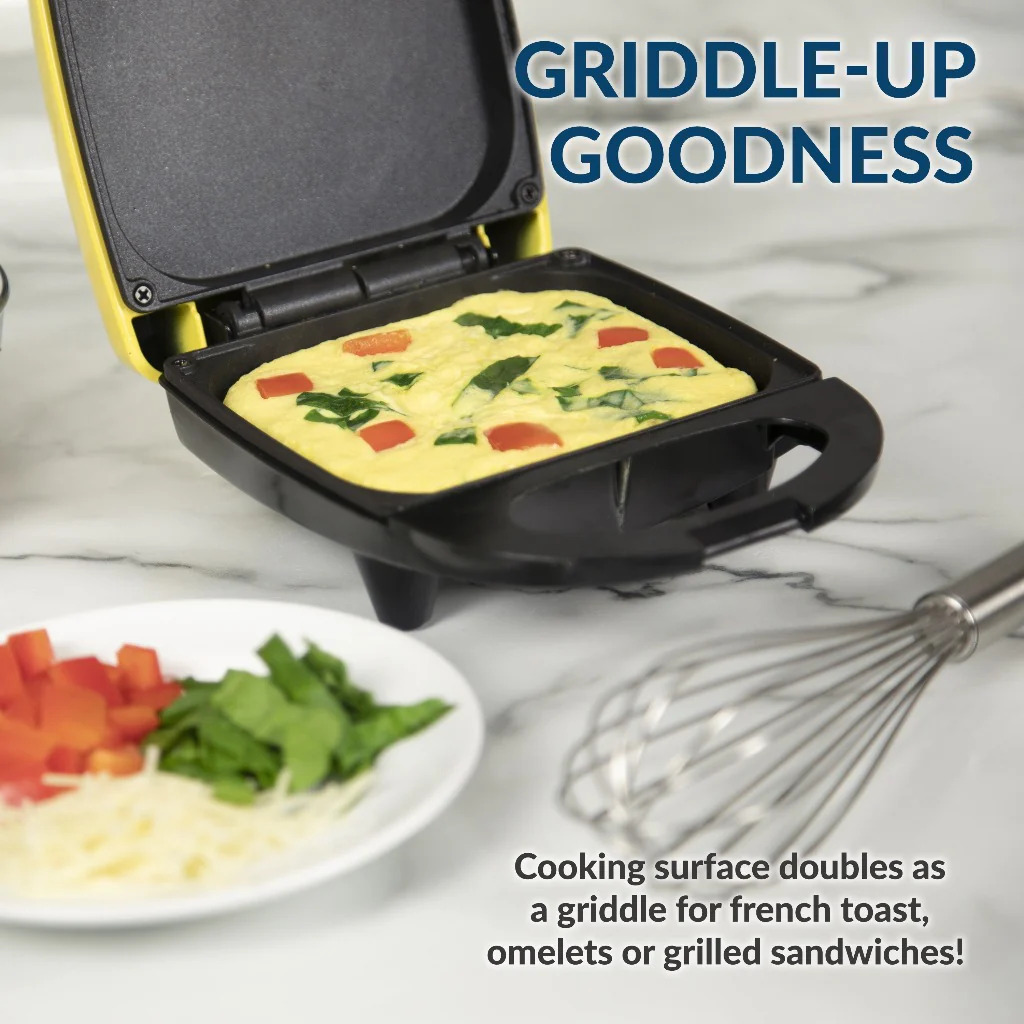 MyMini Personal Breakfast Bites Maker, Yellow - Inhomebuy