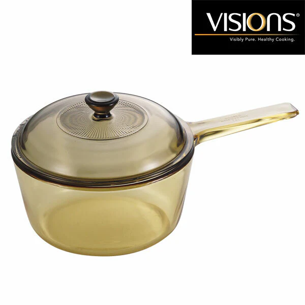 Visions Glass Saucepan |VSP1.5| 1.5L with Glass Cover - Inhomebuy