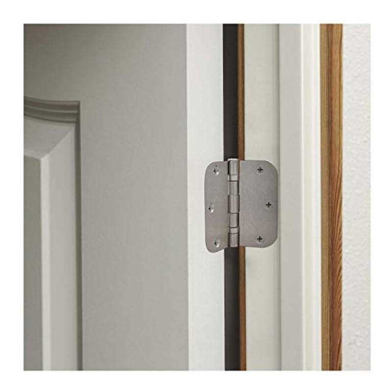 Nuk3y Residential 3 1/2 x 3 1/2 Ball Bearing Door Hinge 5/8 Radius - Inhomebuy