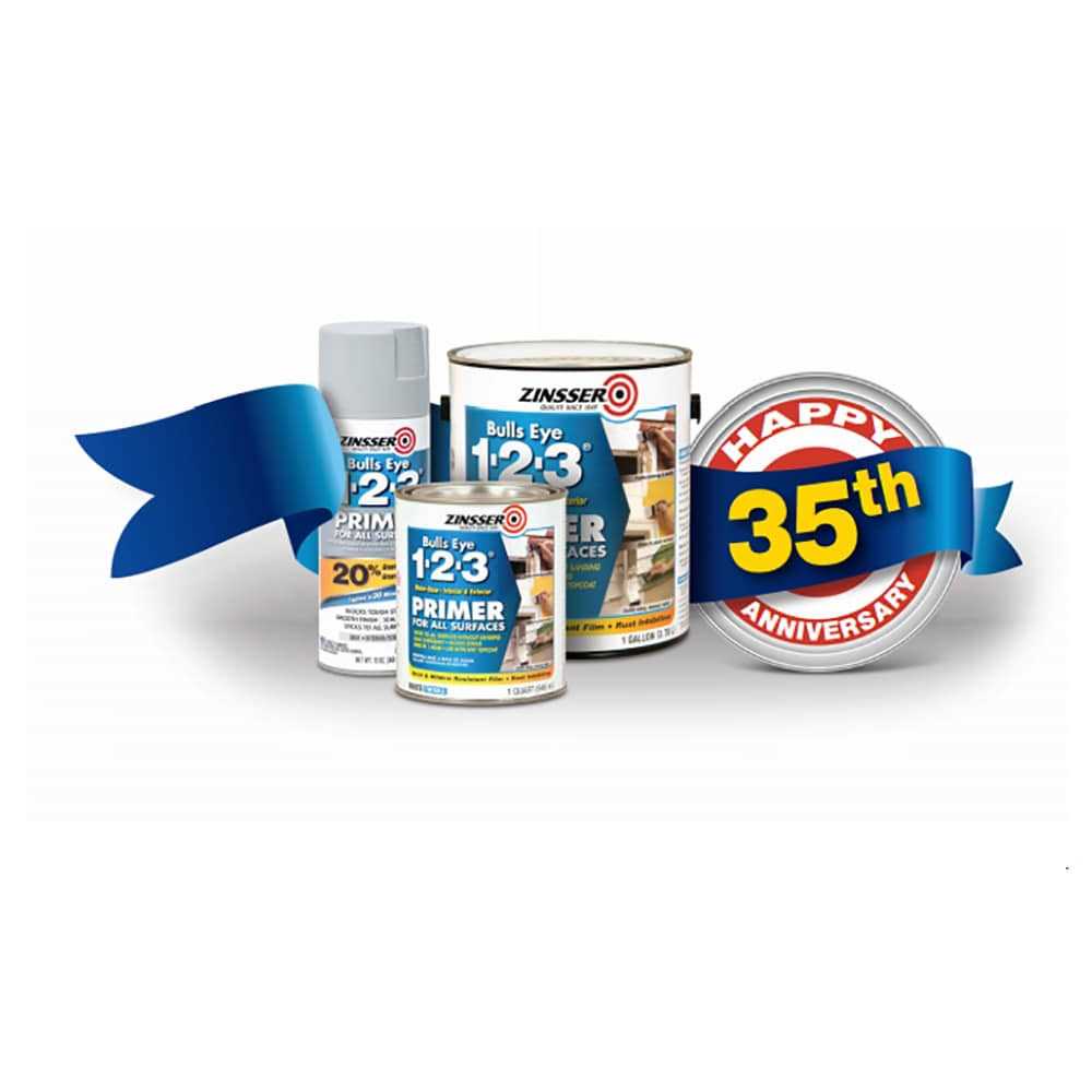 Zinsser Bulls Eye 1-2-3 Primer - Inhomebuy