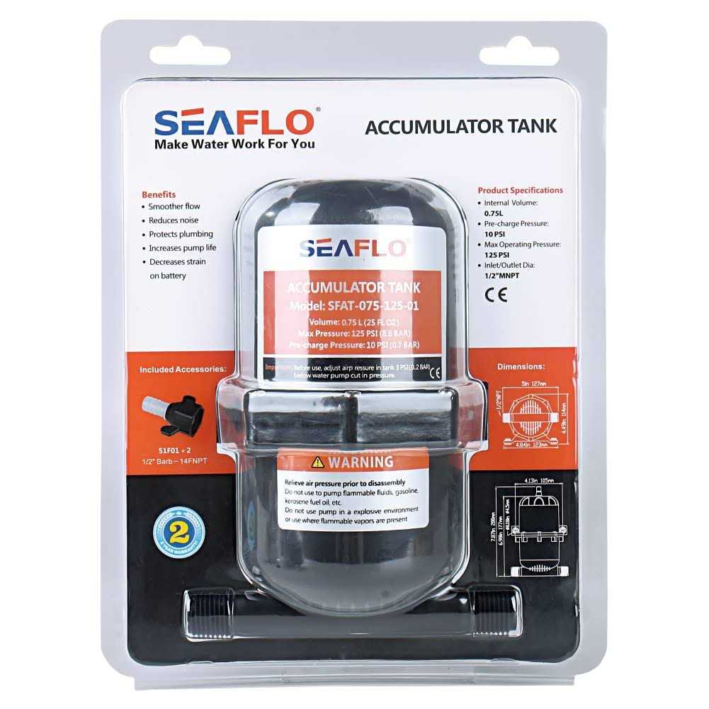 Seaflo 55 Series 12V 5.5 GPM Variable-Flow Water Pump - Inhomebuy