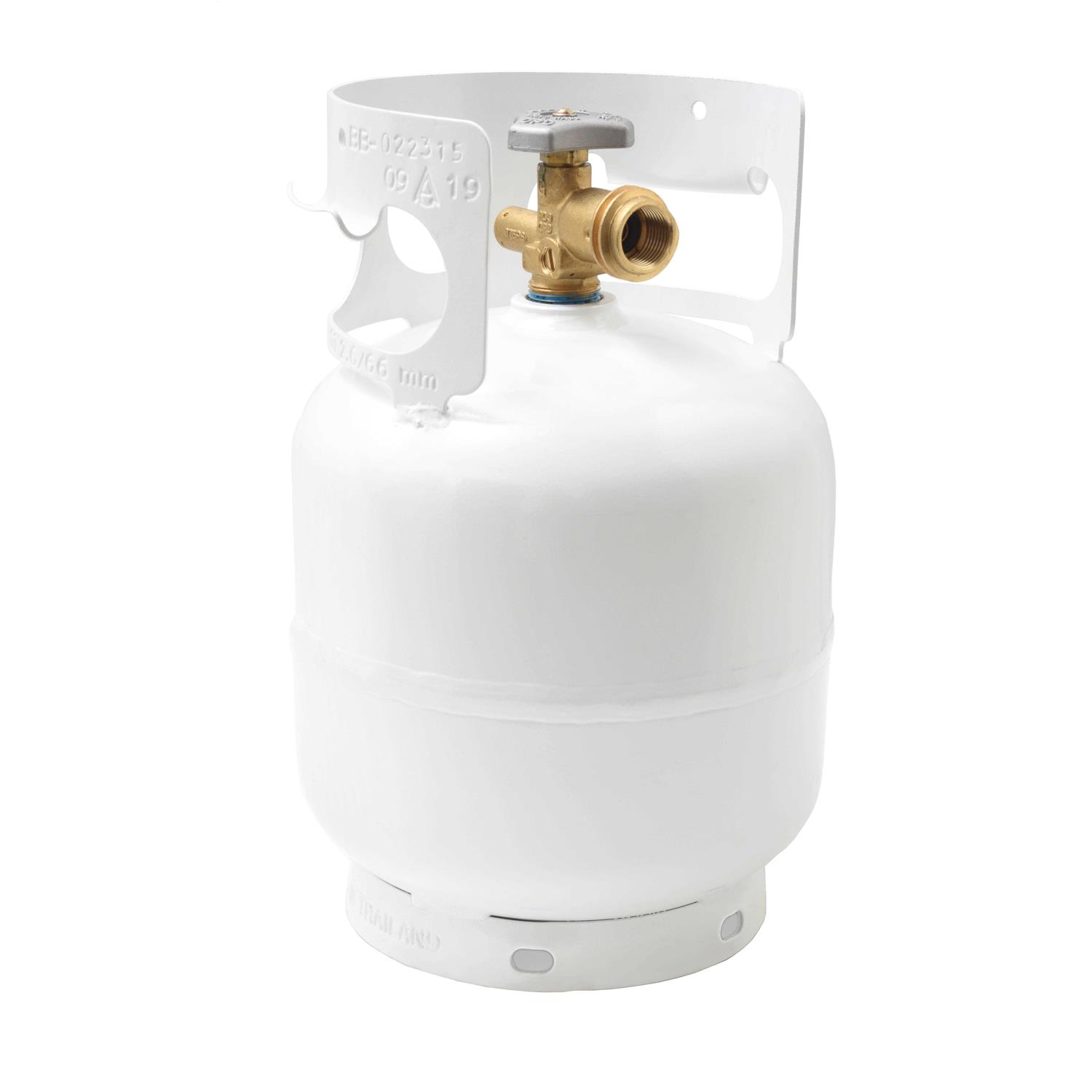 Flame King YSN201BT 20 Pound Steel Floor Buffer Propane Tank Cylinder with Vapor Valve and Level Gauge - Inhomebuy