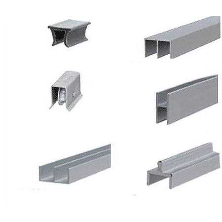 Crl Deluxe Track Assembly D603 Upper and D601 Rail Wheels 144 Stock Length - Inhomebuy