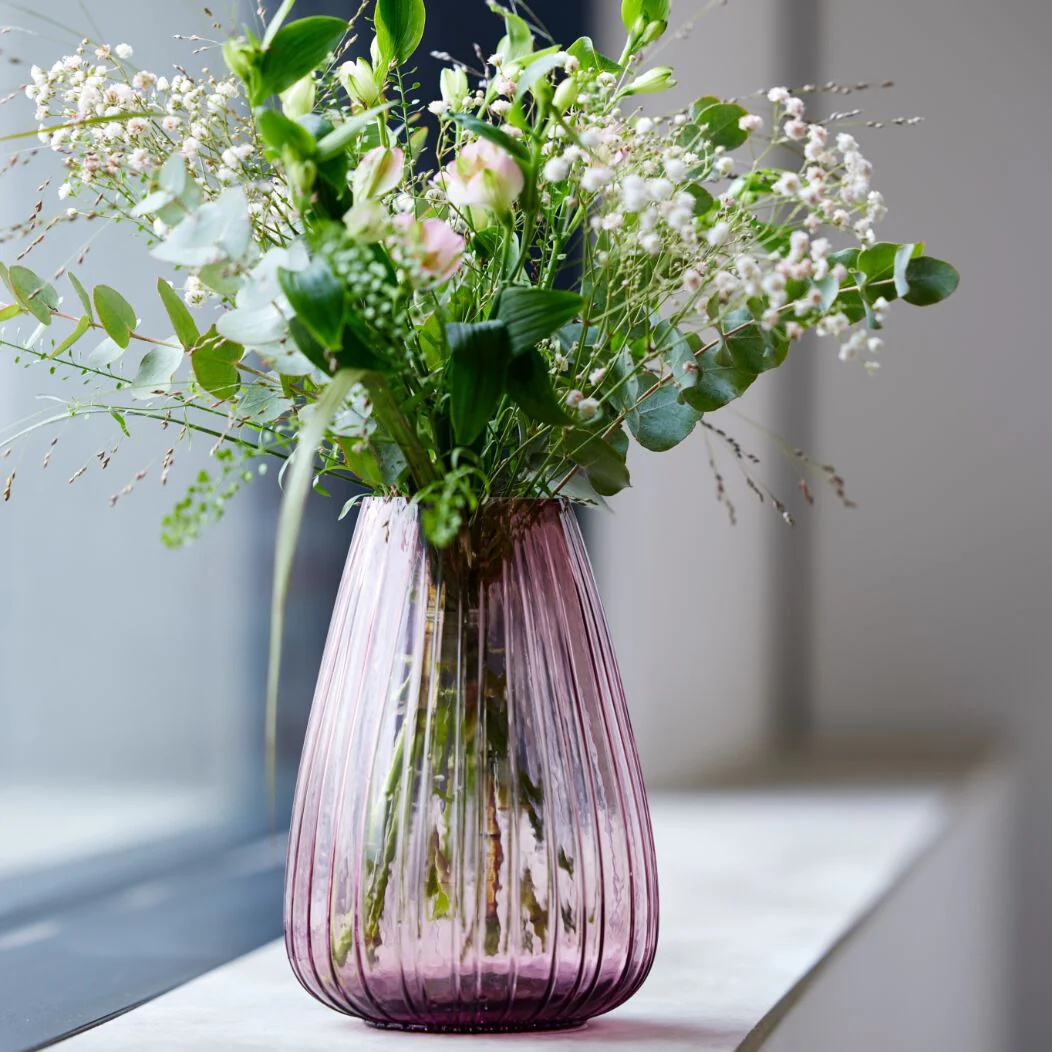 Kusintha Vase Height 22 cm Pink - Inhomebuy