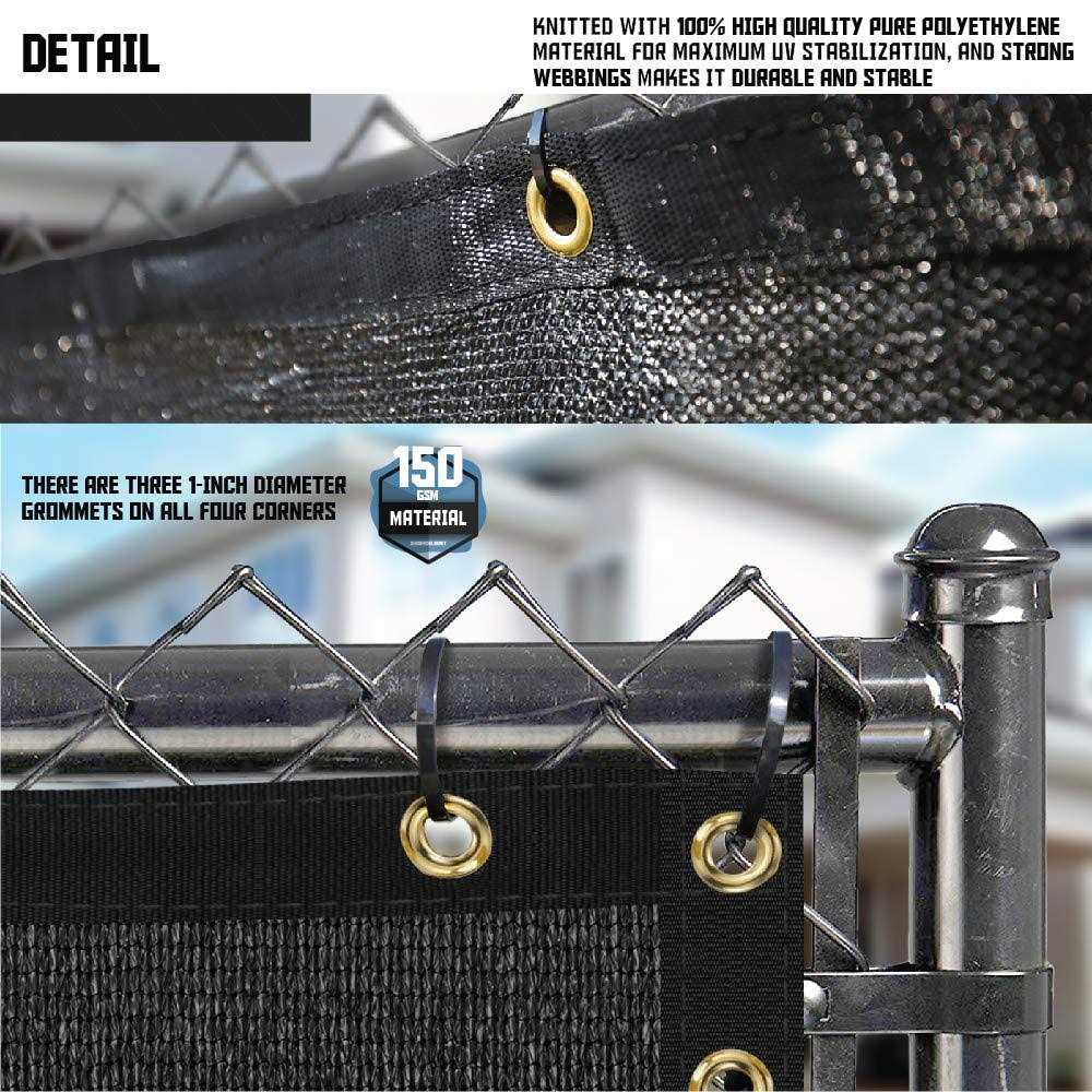 Tang Sunshades Depot Fence Privacy Screen Heavy Duty Commercial Windscreen Residential Fence Netting Fence Cover - Inhomebuy