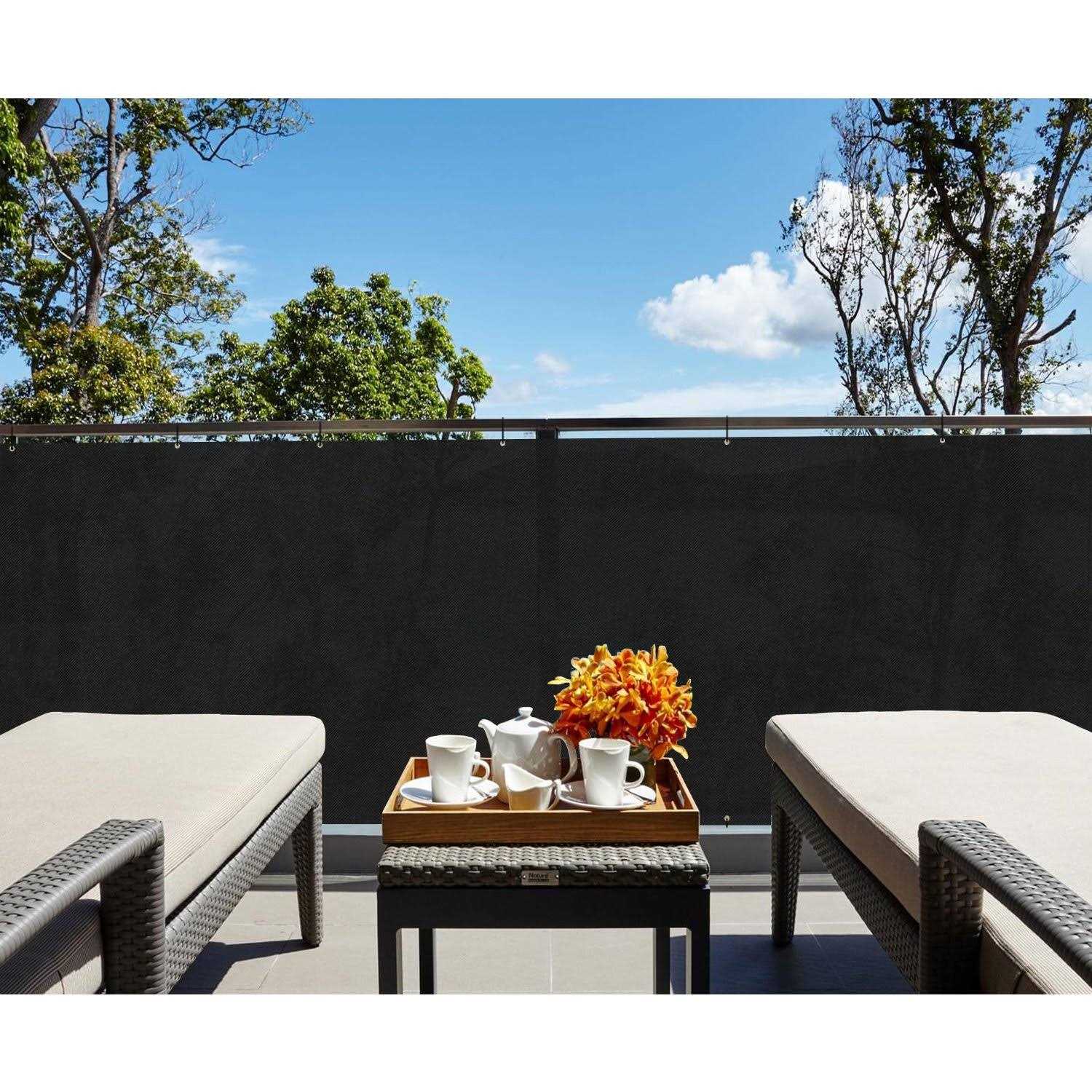 TANg 3 x Residential commercial Privacy Deck Fence Privacy Screen 200 gSM Weather Resistant Outdoor Protection Fencing - Inhomebuy