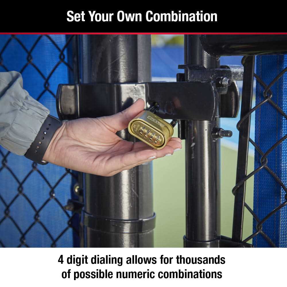 Master Lock 175 Combination Padlock - Inhomebuy