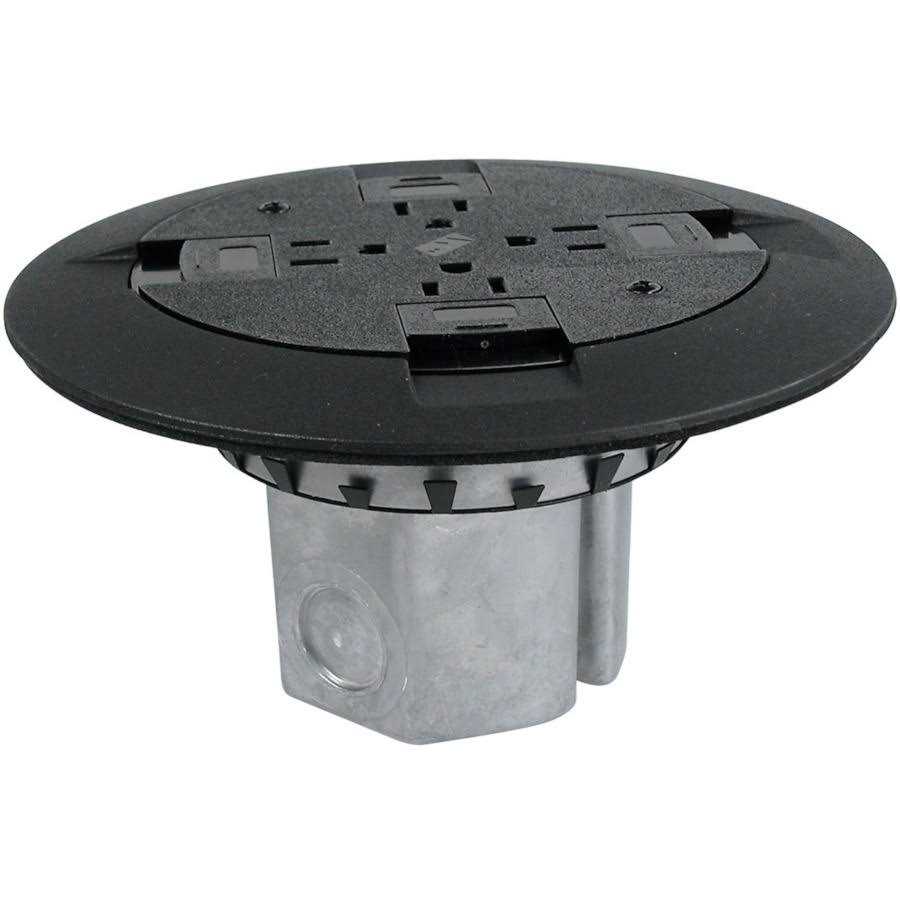 Wiremold 861QTC Wood Floor Box Assembly - Inhomebuy