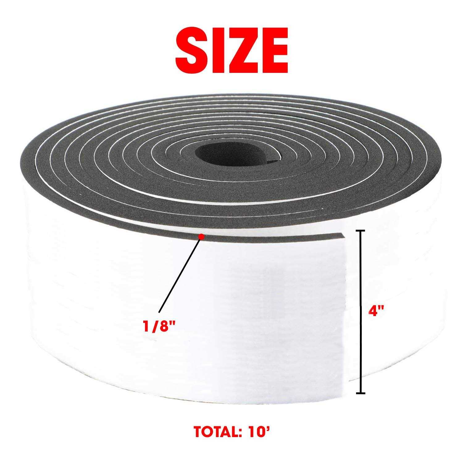 Dualplex Adhesive V Shape Weather Stripping Weatherstrip Flex Seal Strip Foam Door Frame Insulation Side Jamb Bottom Groove Gap Filler Soundproof V - Inhomebuy