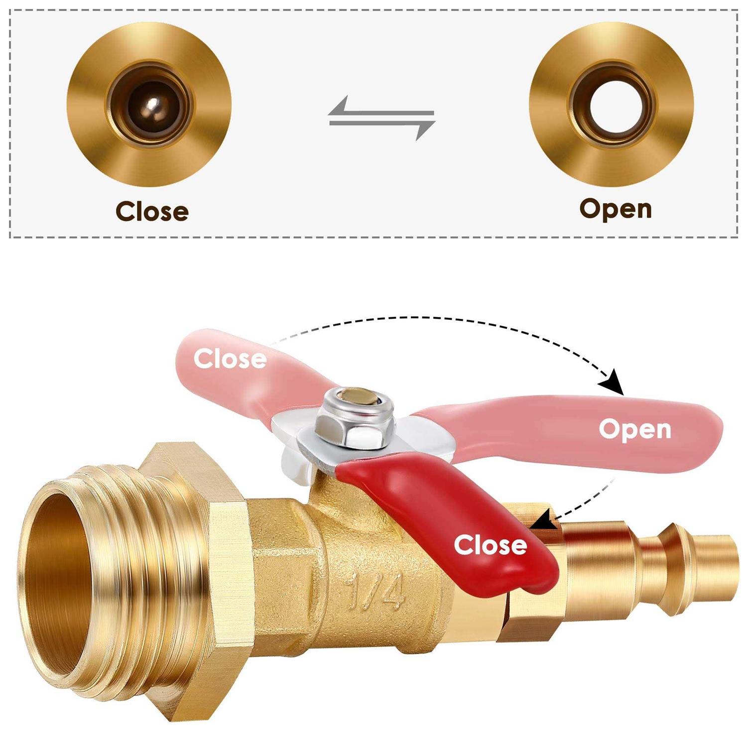 Winterize Blow Out Adapter for Rv, Boat, Motorhome, Camper, And Travel Trailer - Inhomebuy