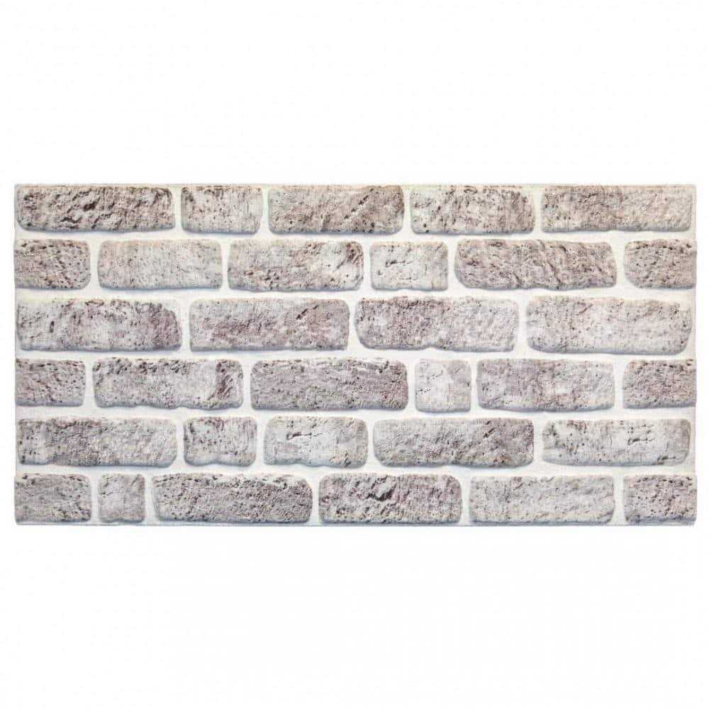 Dundee Deco 3D Wall Panels Brick Effect Cladding Brown Grey Stone Look Wall Paneling - Inhomebuy