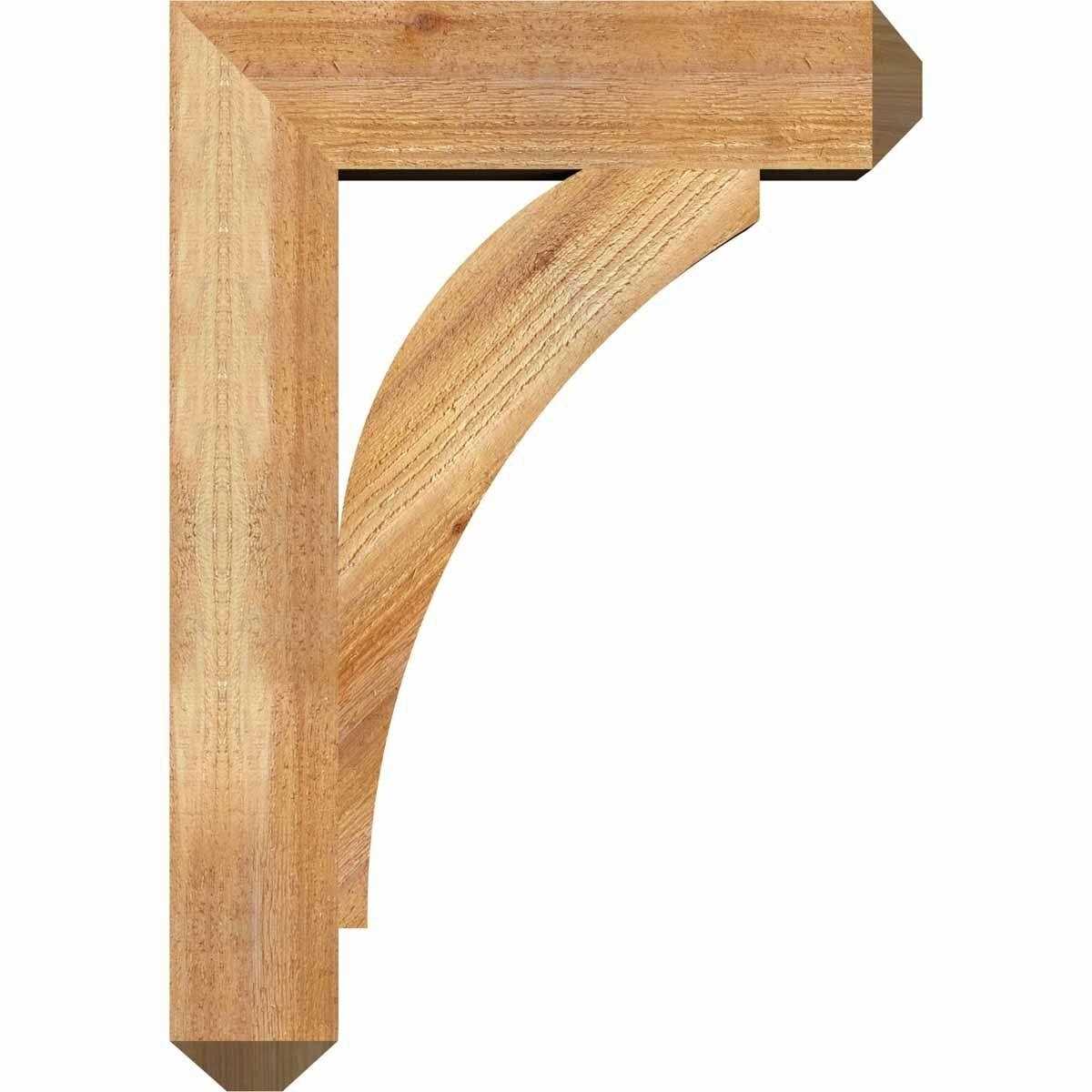 Ekena Millwork 5 1/2x22W x Thorton Craftsman Smooth BRACKET - Inhomebuy