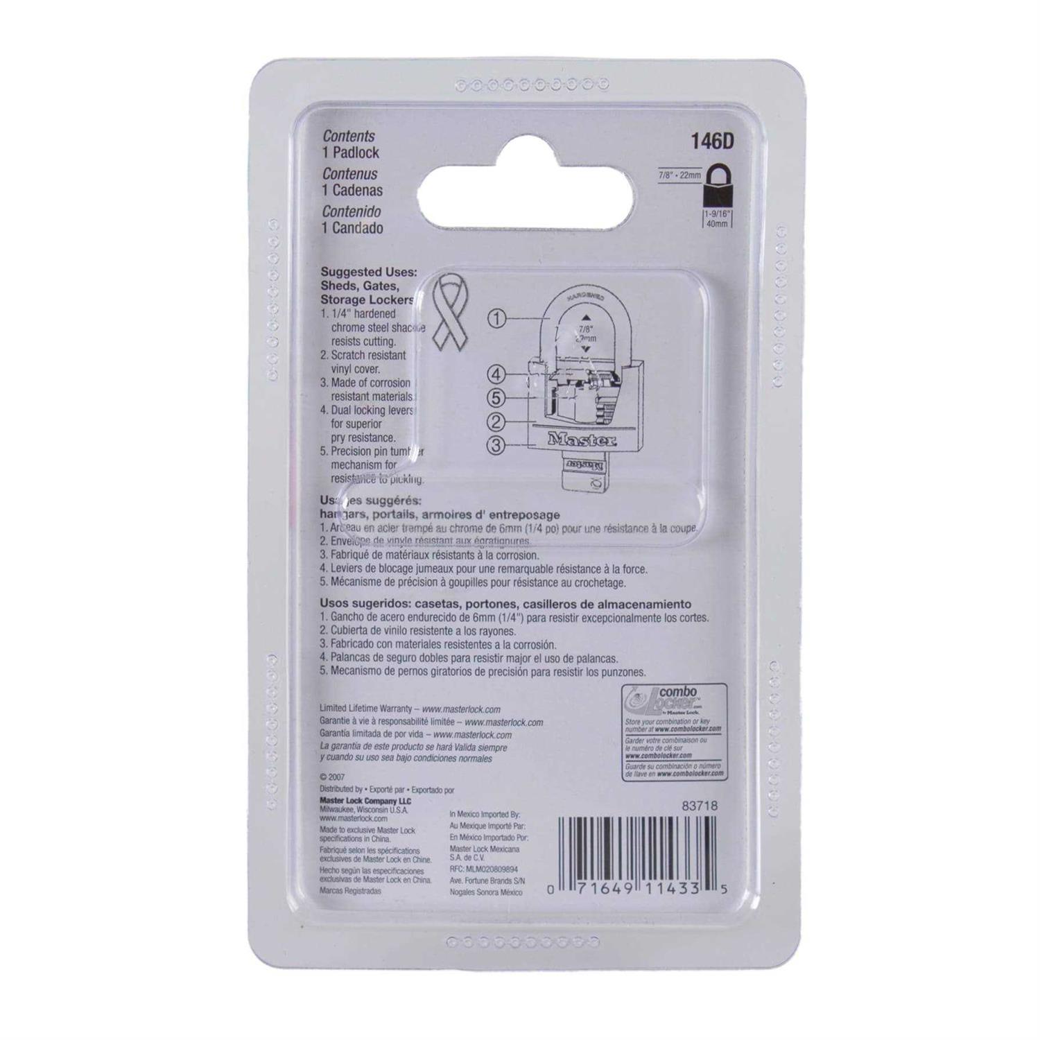 Master Lock 120Q Brass Padlock - Inhomebuy