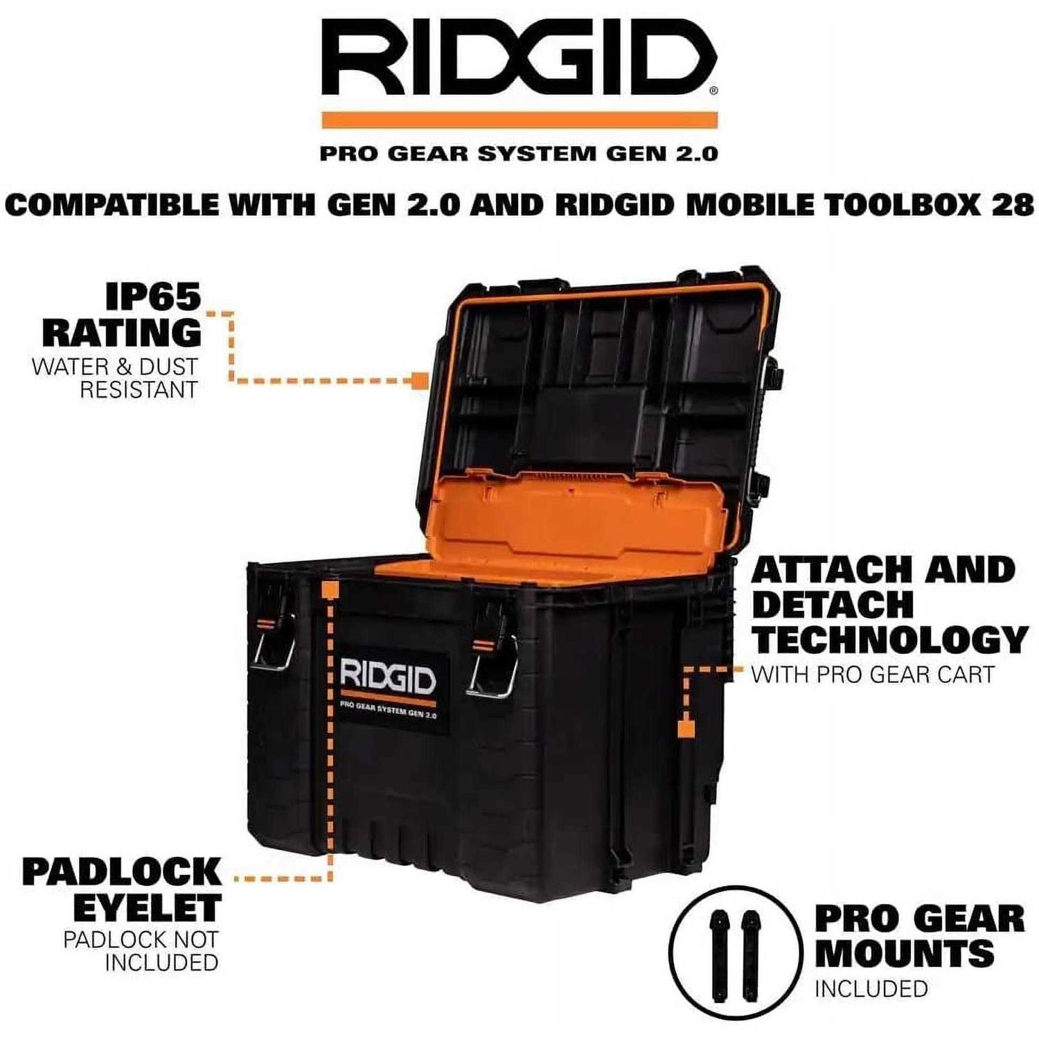 Pacroban 2.0 Pro Gear System 22 in. Modular Tool Box Storage and Organizer - Inhomebuy