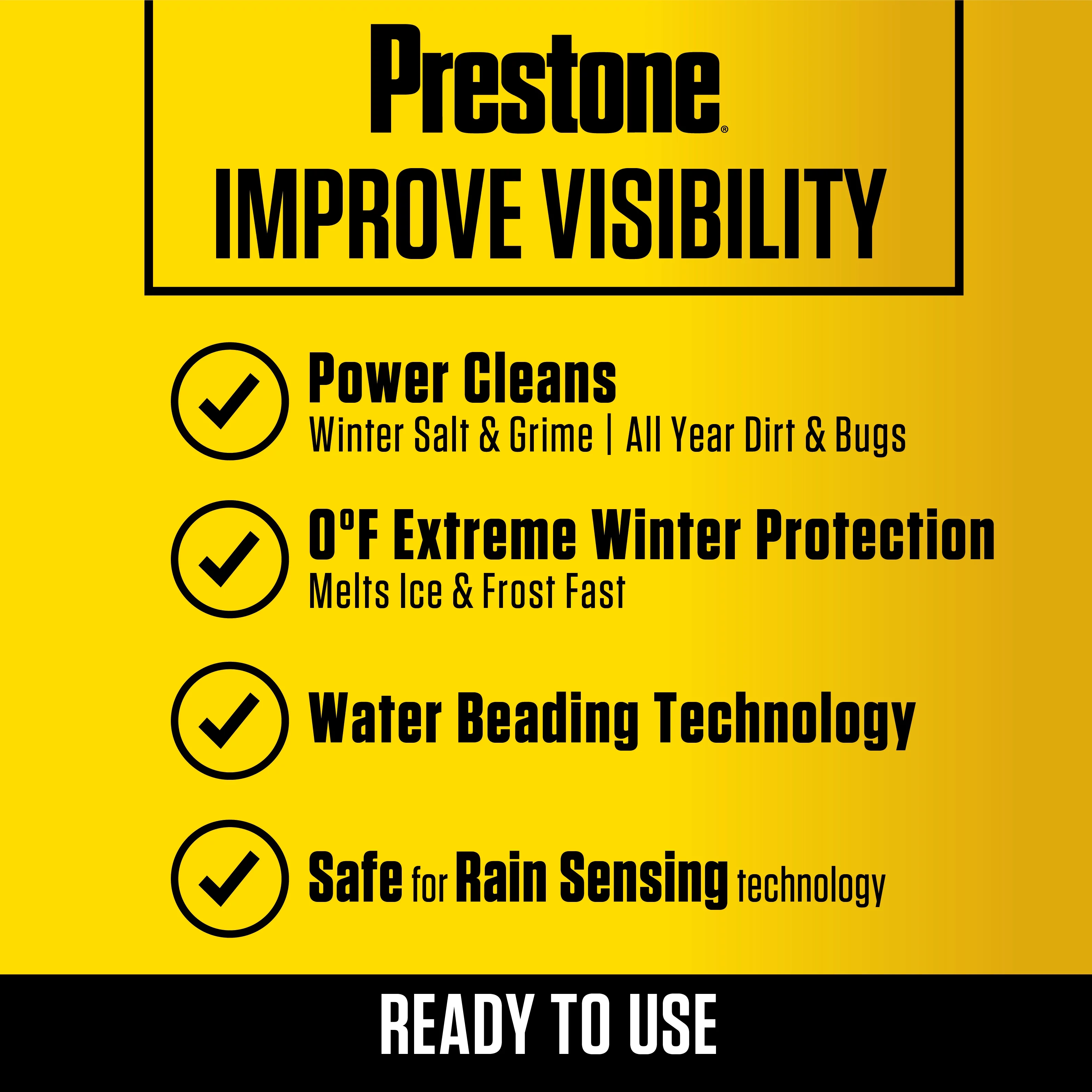 Prestone Deluxe Windshield Washer Fluid - Inhomebuy