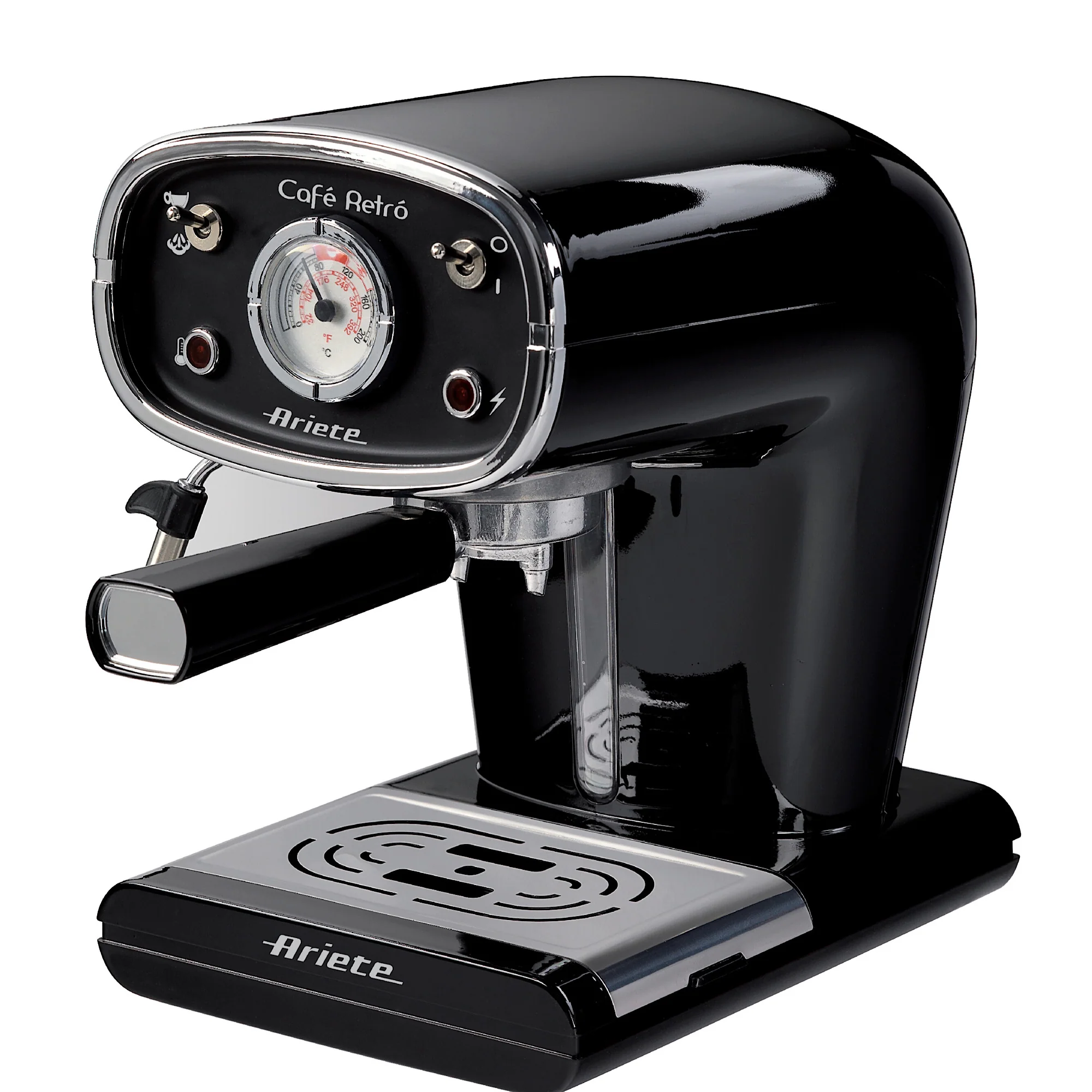 Espresso Pump Retro Black 850W - Inhomebuy