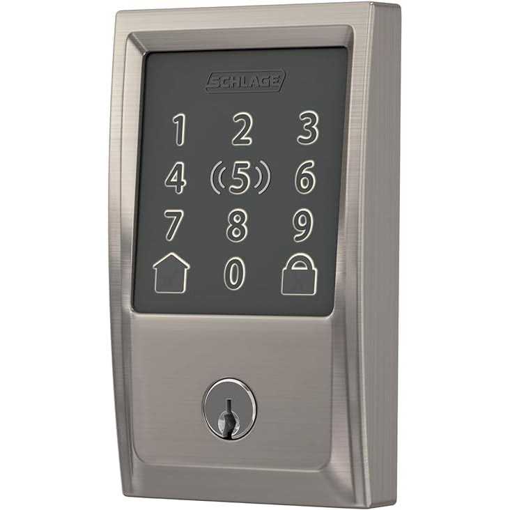 Schlage BE499WB-CEN Encode Plus Century Touchscreen Electronic Deadbolt with WiFi BE499WBCEN622 - Inhomebuy