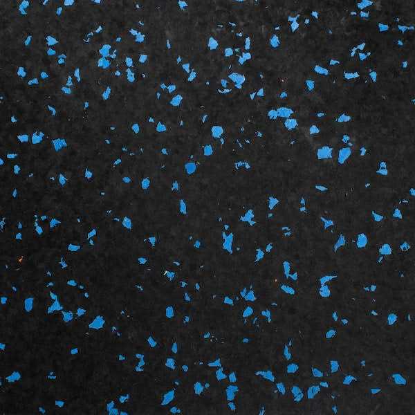 Courage GymFloor Rubber Gym Flooring Rolls Blue 48 in. x 180 in. x - Inhomebuy