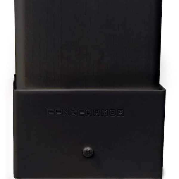Fence Armor Demi Protection Post Guard Powder Coated Galvanized Steel Post Protector For Fence Post - Inhomebuy