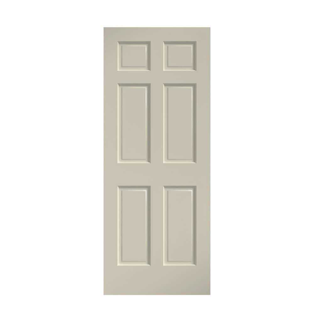 EightDoors 80 inch x 6 Panel Solid Wood Core Door - Inhomebuy