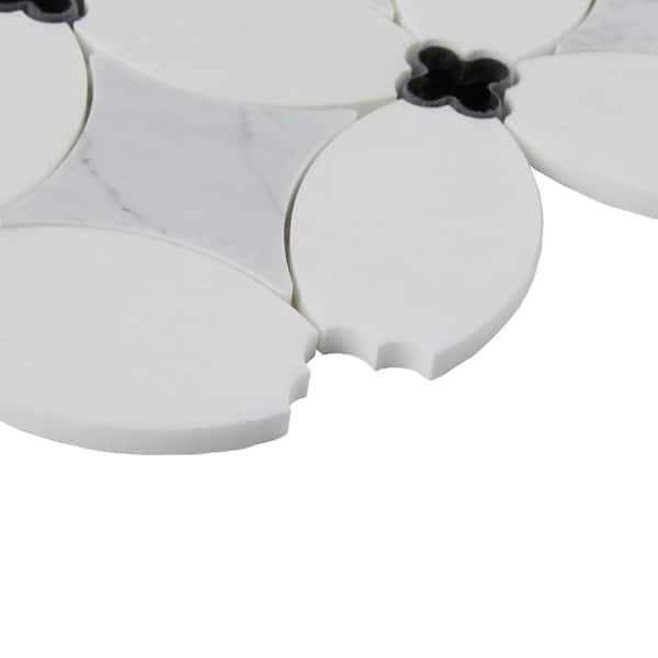 Daltile Keystones 2 x 2 Straight Joint Arctic White Tile & Stone - Inhomebuy