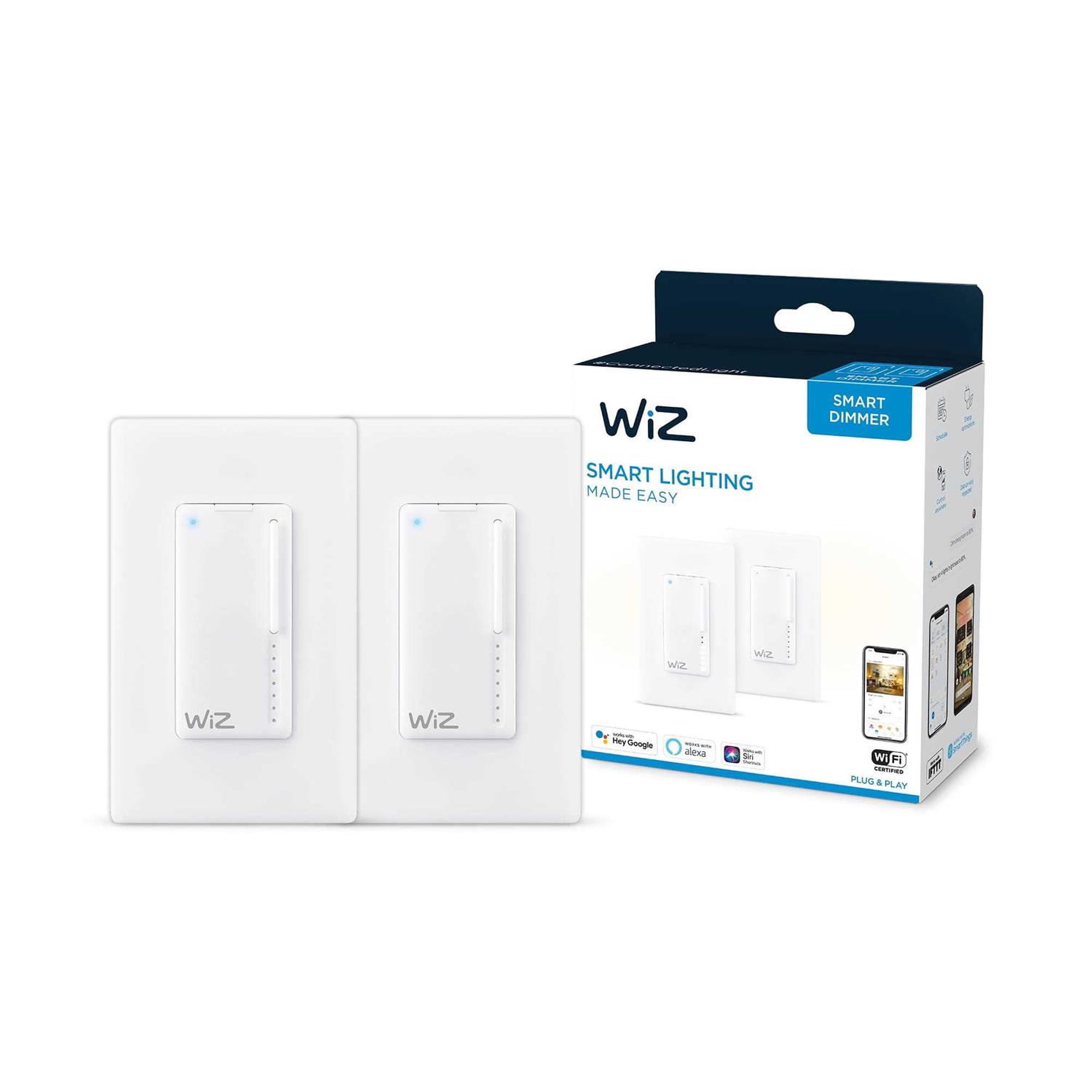 WiZ Connected Portable Button, Smart Control with WiZ App and 2.4Ghz Wi-Fi 604389 - Inhomebuy
