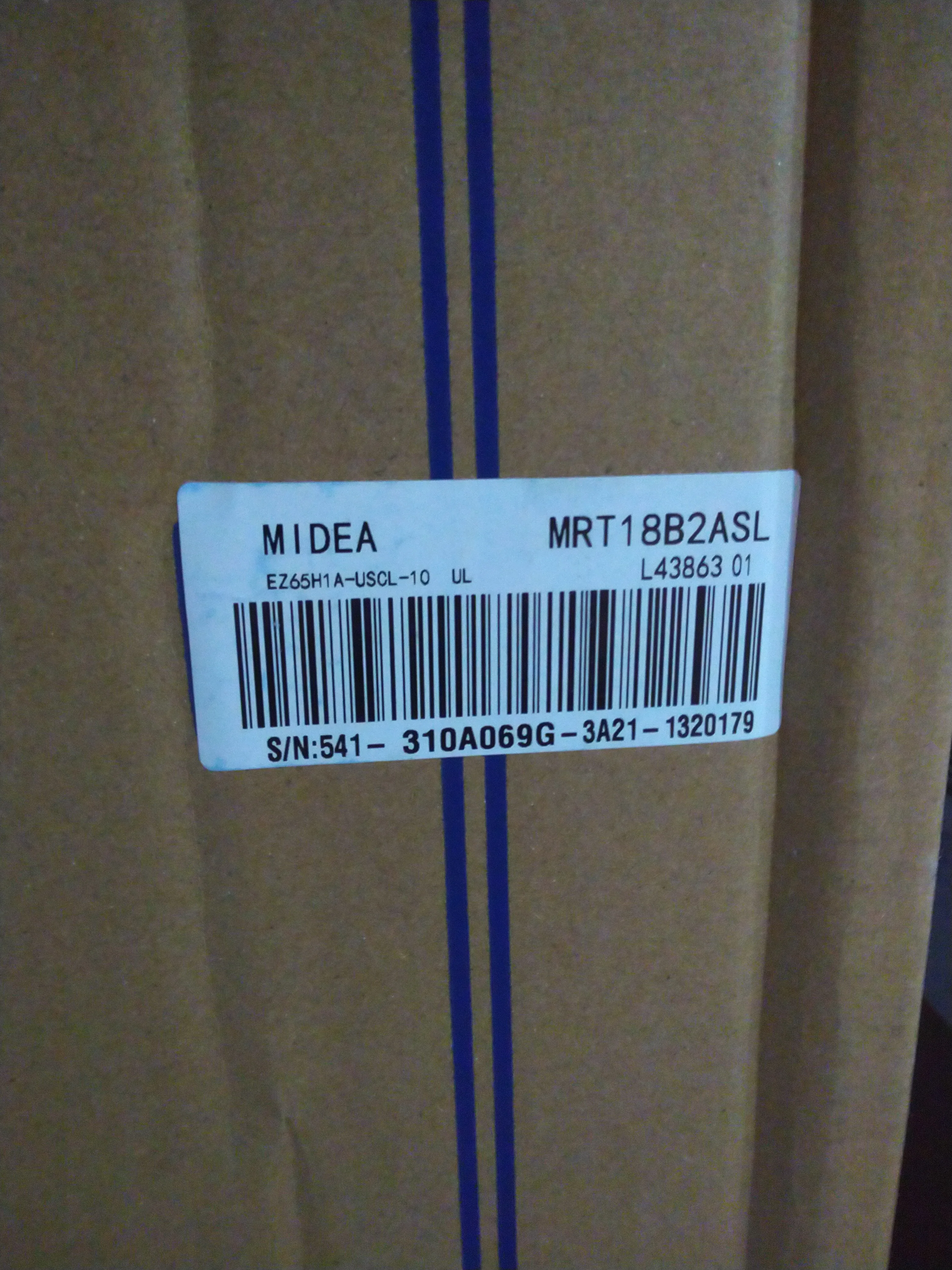 Midea 30 in. 18 cu. ft. Stainless Steel Top Mount Refrigerator - MRT18B2ASL - Inhomebuy