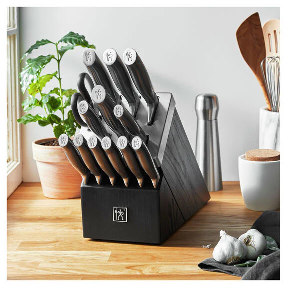 Henckels 14pc Self-Sharpening Knife Block Set, Graphite Series - Inhomebuy