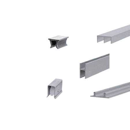 Crl Satin Anodized Continental Style 48 Pre-Cut Security Track Assembly Cta48a - Inhomebuy