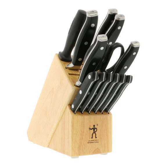 Henckels 14pc Knife Block Set, Forged Premio Series - Inhomebuy