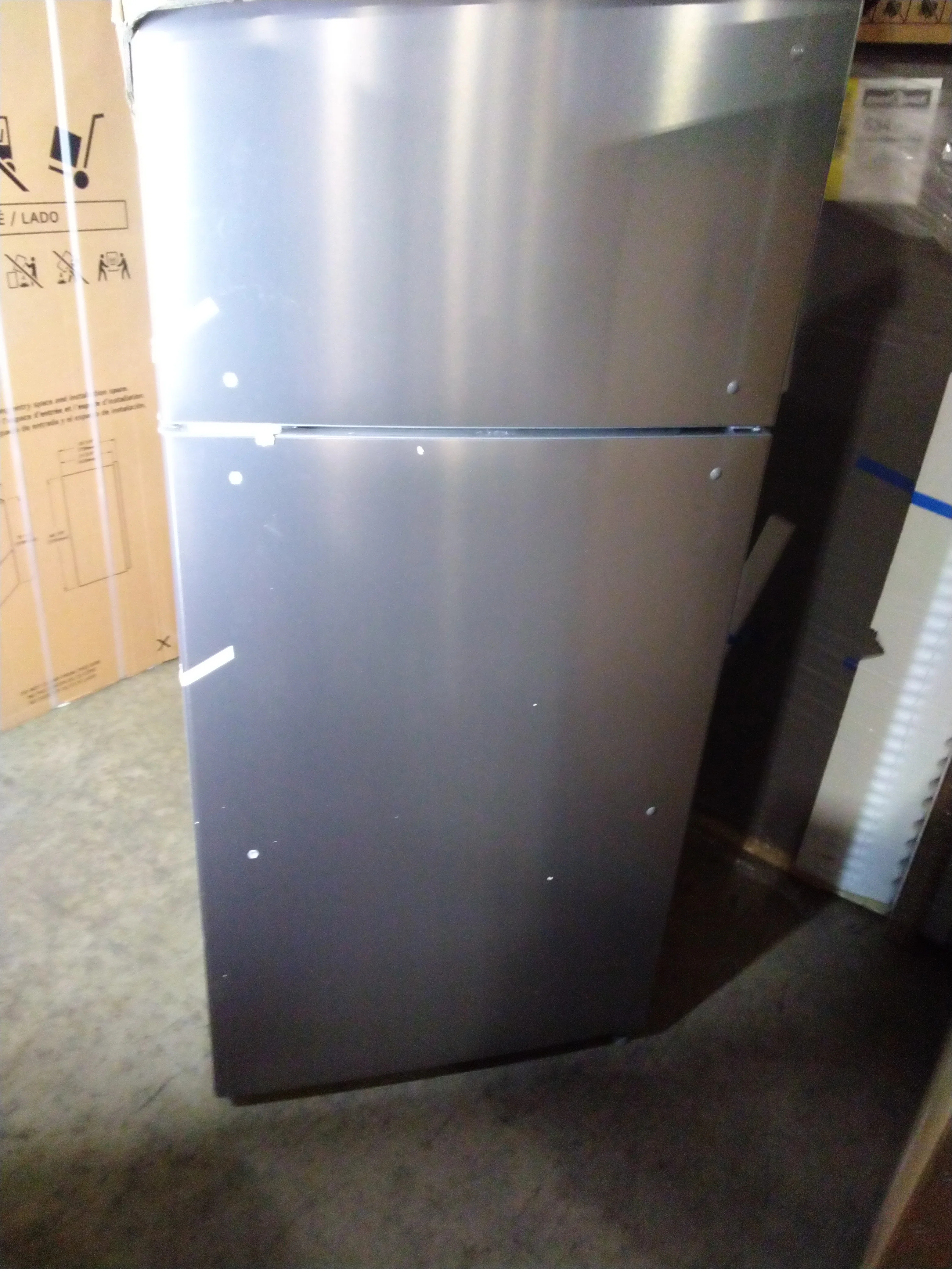 Midea 30 in. 18 cu. ft. Stainless Steel Top Mount Refrigerator - MRT18B2ASL - Inhomebuy