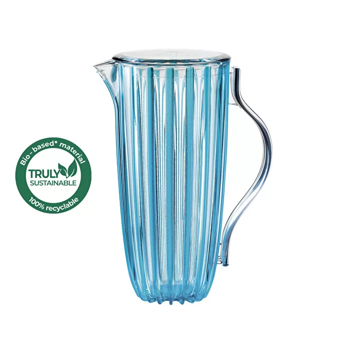 DolceVita Pitcher With Lid Turquoise - Inhomebuy
