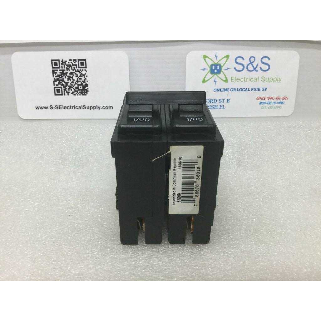 Eaton BR250 Double Pole Circuit Breaker - Inhomebuy