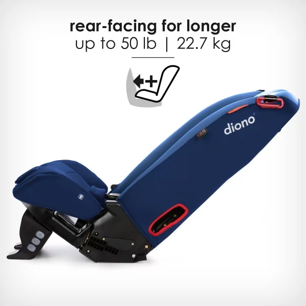 Diono Radian 3R All-in-One Convertible Car Seat, Slim Fit 3 Across, Black Jet - Inhomebuy