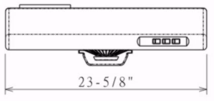 Sakura Kitchen Range Hood |R602-24HS| 24