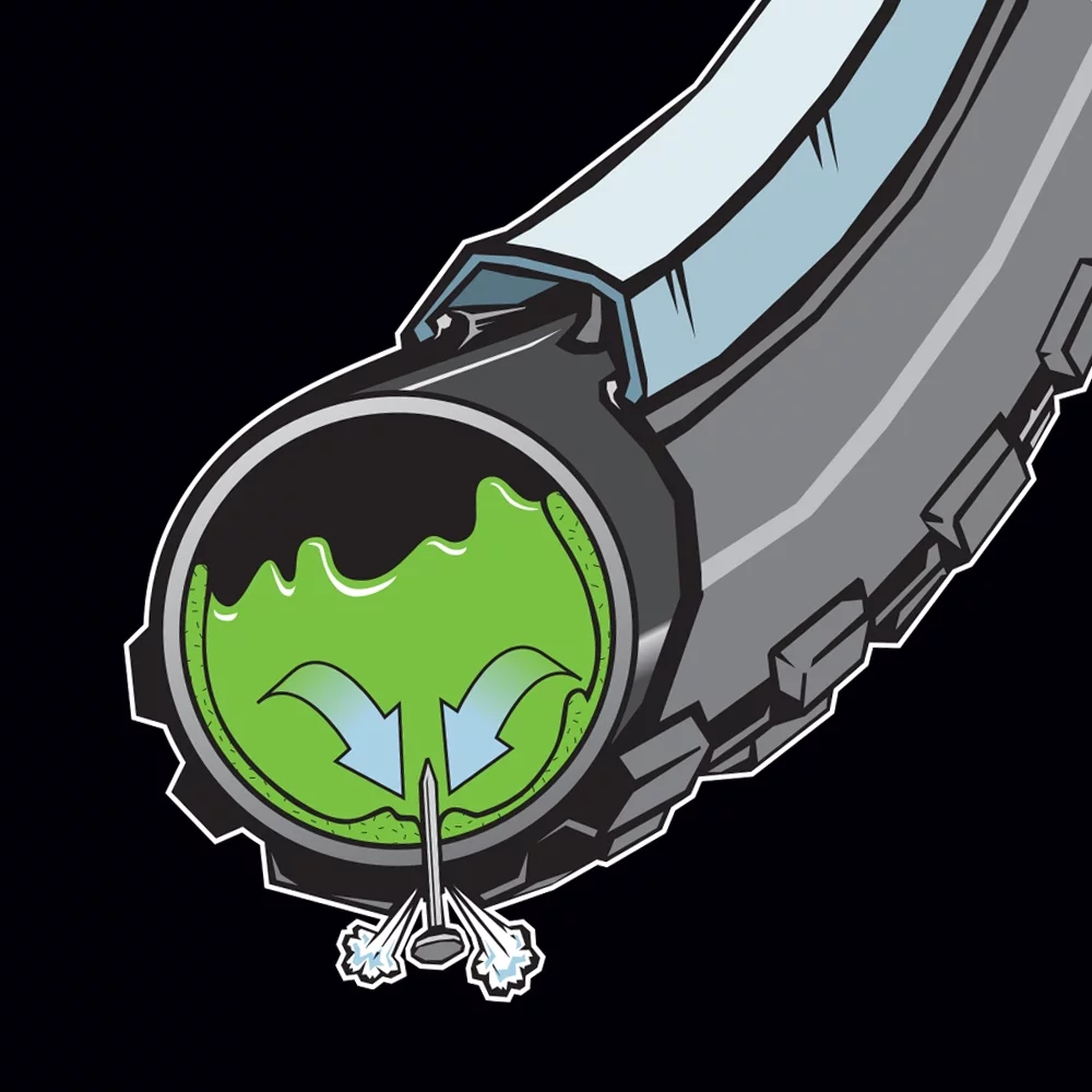 Slime Extra Strong Self-Sealing Bicycle Tube Schrader 1 3/8