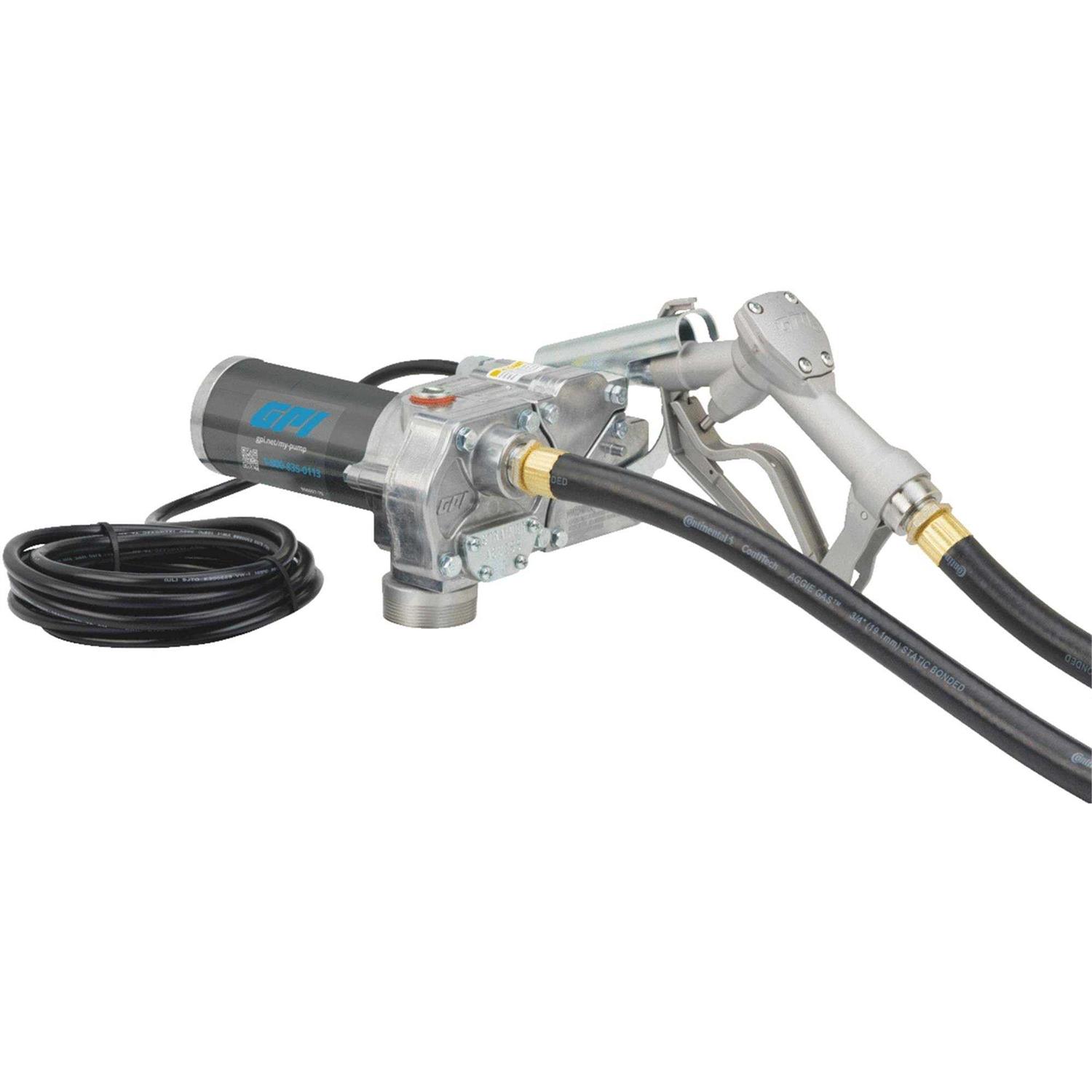 GPI 15 GPM 12V Fuel Transfer Pump - Inhomebuy