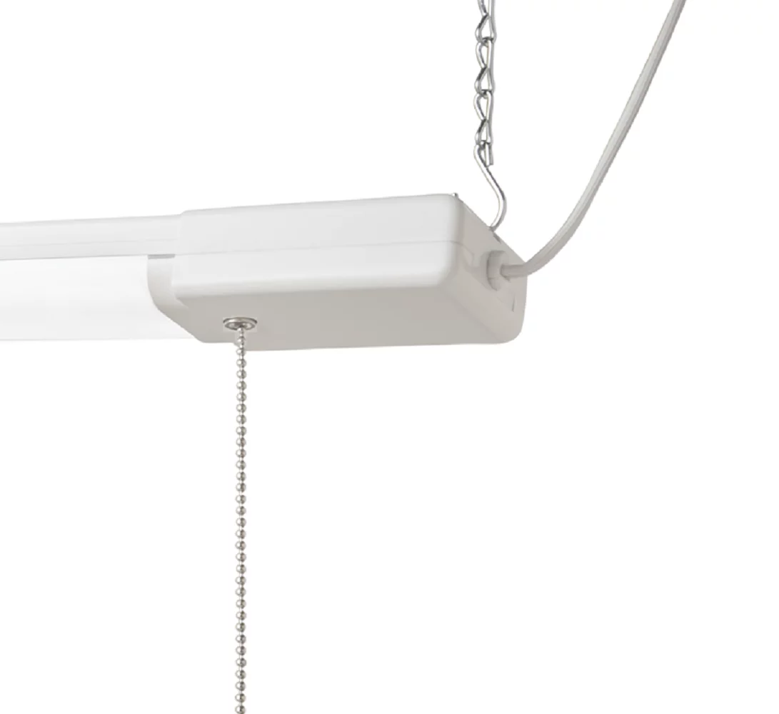 Hyper Tough 3-FT 4500-Lumen Integrated LED Shop Light, Slim Design, Linkable and Motion Sensor, 1PK - Inhomebuy