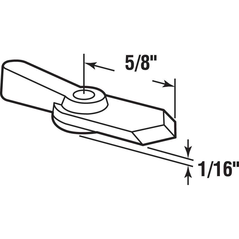 Prime-Line Kwikset Weiser and Weslock Sliding Door Cylinder Lock E 2107 - Inhomebuy