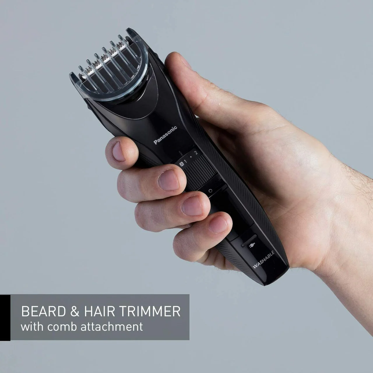 Panasonic Hair Trimmer 16-length wet/dry cordless | ER-GC51K - Inhomebuy