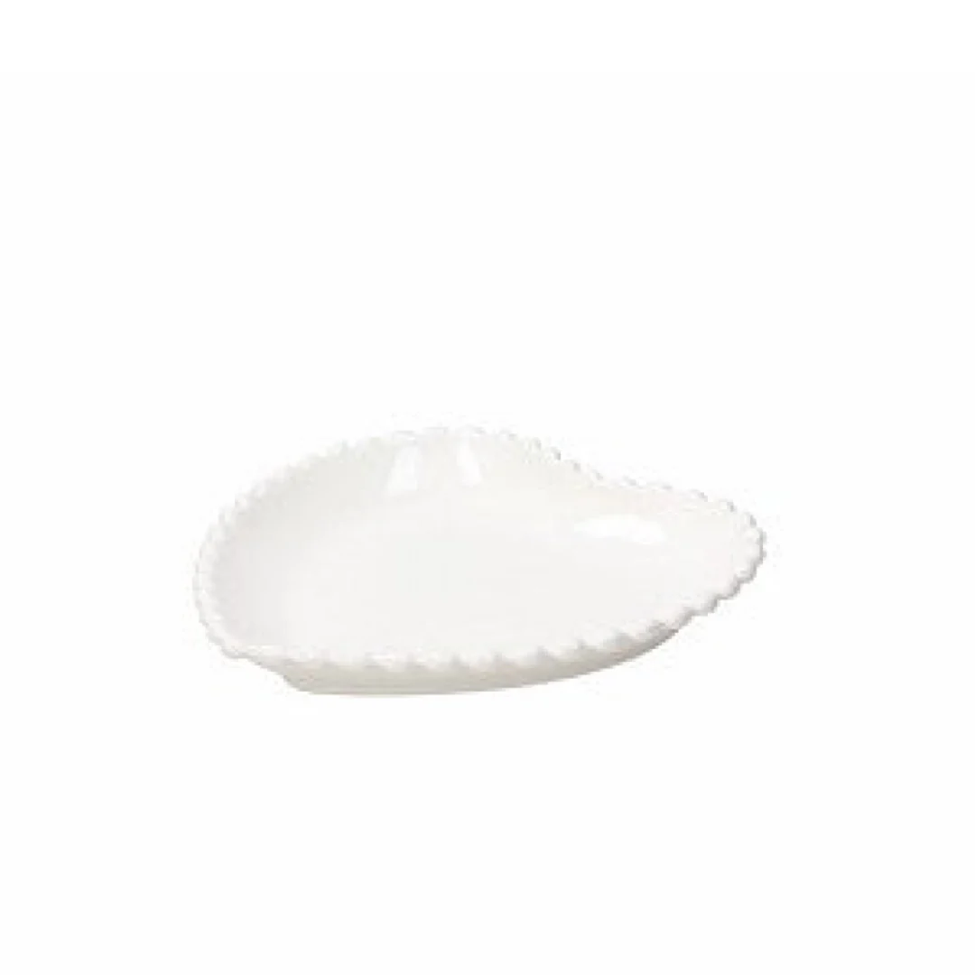 Ornament Pearl Plate Heart Shape 20cm - Inhomebuy