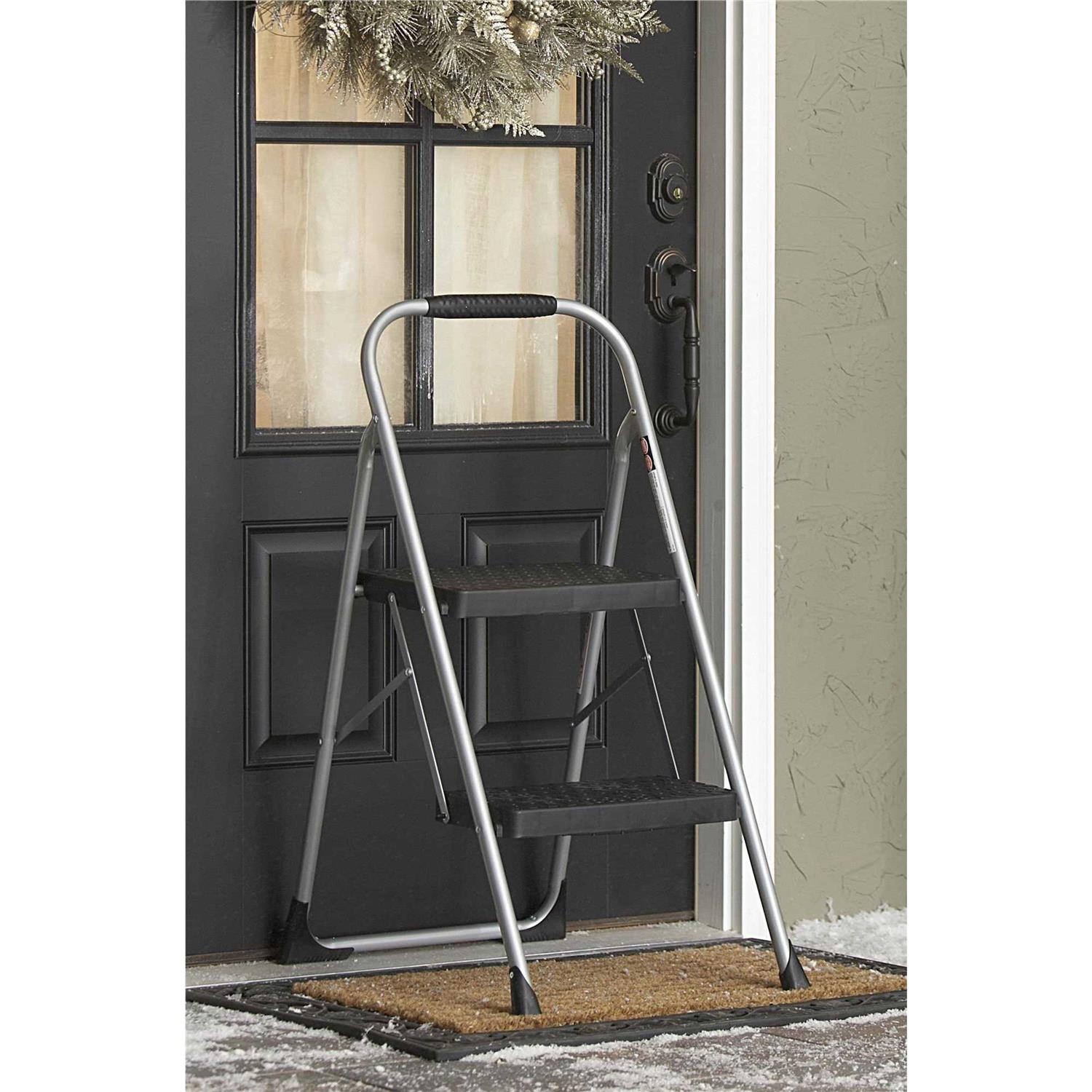 Cosco 2 Step Kitchen Stepper Adult Folding Step Stool - Inhomebuy